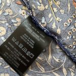 Maeve  Blue Whimsy Fairy Tie Neck Anthropologie Small Shirt Blouse Floral Photo 3