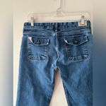 Levi's 545 Low Boot Cut Jeans Womens Size 8 Stretch Y2K Casual Dark Wash Vintage Photo 5
