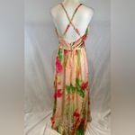 Venus  beautiful tropical print Grecian style maxi dress size 2 Photo 5