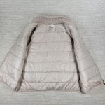 Joie  Reversible Cable Knit Puffer Vest Women’s M Beige Oatmeal Zip Mock Neck Photo 3