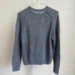 Outerknown Men's  Gray Cotton Blend Sweater‎ Photo 6