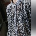 Free People  NWOT Dani button up blouse sold out - M Photo 5