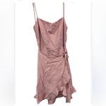 Selfie Leslie Juniors Mini Wrap Dress Stacey, Cut Out Back Baby Doll Dress Large Photo 2