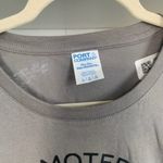 Baby Announcement “Promoted to Grandma” Grey Women’s Tee Shirt Size L Size L Photo 5