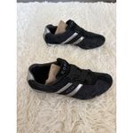 Coach ‎ Sneakers Black Signature Jacquard Silver Stripe Hook and Loop Closure 10 Photo 2