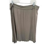 Jones New York  Brown Polka Dot Pattern Midi‎ Length Wrap Skirt Womens Size 14 Photo 5