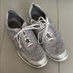 Cole Haan Zerogrand Silver Metallic Gray Lace Up Sneakers Shoes Size 9 Photo 1