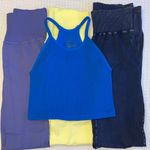 Free People NEW!  Movement M/L Happiness Runs Crop Tank Top Blueprint Photo 15