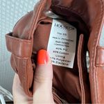 House Of CB House Of CB Brown Faux Leather High Rise Pants Photo 4