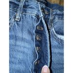 Aeropostale 90's Baggy Jeans Women's 2R Straight Light Wash High Distressed Blue Size 2 Photo 1