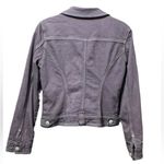 CAbi  Vintage Cropped Fitted Jean Jacket S Dusty Purple EUC Photo 7