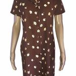 Evan Picone  floral buttoned front dress Photo 0