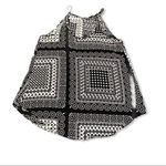 BCX  Black & White Paisley Cami Tank Top Photo 4