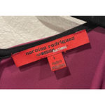 Narciso Rodriguez  Sheath Casual Purple Black Midi Dress Photo 3