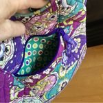 Vera Bradley Colorful Shoulder Tote, Purple Heather Paisley (Retired Print) Photo 5