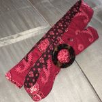 Vera Bradley  reversible red tortoise buckle belt Photo 1