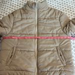 White Fox Boutique White Fox Not Giving In Puffer Jacket Sand S/M Photo 14