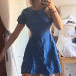 Hello Molly  Mini Dress Blue Photo 0