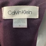 Calvin Klein  Women’s Burgundy Dress Size Medium EUC Photo 8