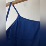 Aerie Blue Shiny Shimmery Ombré Ribbed Full Coverage One Piece Swimsuit Photo 3