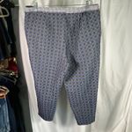 Free People Harley Pant Womens Large Jacquard Blue Gold Geometric Drawstring Photo 3