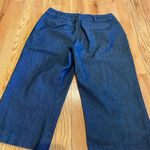 Larry Levine Larry‎ Levine dark wash bermuda shorts size 8 Photo 6