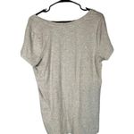 Tommy Bahama Gray Short Sleeve Crew Neck High Low Hem Shirt Women Photo 1