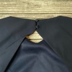 Lulus  High Neck Open Back Dress Lace Details S SM Small Dark Navy Blue Mini Sexy Photo 3