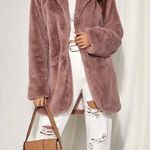 SheIn Fuzzy Coat Photo 0