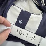 Lululemon Tank Top Womens 4 Navy Blue No Limits Racerback Athletic Loose Fit Gym Photo 2