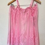 Elegant Pink Lace Sleepwear Size M Photo 1