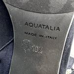 Aquatalia WOMEN KAYLANI BLUE SUEDE OFFICE DRESS CUTOUT ANKLE BOOT 10.5 Photo 4