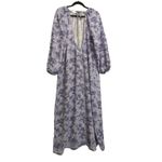 Hill House  Simone Dress Lilac Tonal Floral XL New Photo 7