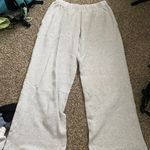 Brandy Melville Gray Waffle Sweatpants Brandy Photo 0