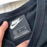 Nike  Crop Top organic cotton logo womens Black (medium) fitted streetwear sporty Photo 1