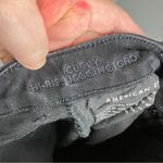American Eagle Curvy hi-rise Jeggings crop black‎ button fly distressed size 0 Photo 9