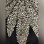 Vintage beaded sweater formal, form fitting size medium Black Photo 2