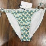 ONIA  Hannah Low Rise Y2K Deep Sea Green Blue Bikini Bottom Small Photo 0