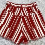 Bonjour Vintage  striped high waisted shorts 3/4 Deadstock Photo 7