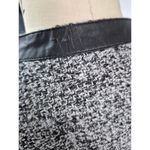 DKNY JEANS Viscos/Wool Blend Sweater Jacket Satin Lined Faux Leather Trim SzXL Black Size XL Photo 5