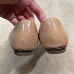 Sigerson Morrison Leather Flats Patent Ballet Tan Brown Women Size 9.5 Photo 2