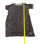 Madewell  Women's M Navy Blue Marled Knit Sweatshirt Dress Knee Length Photo 7