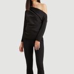 Modern Citizen - Peyton satin off shoulder asymmetrical long sleeve blouse NWOT Photo 1