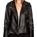 BB Dakota Studded Faux Leather Jacket Photo 0