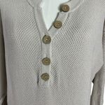 Free People Hailee Thermal Sweater Midi Dress in Salt Neutral Oversized XS Fall Photo 6