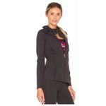 Kate Spade  x Beyond Yoga Black Stand Collar Full Zip Princess‎ Jacket Size Small Photo 1