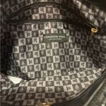 London Fog  Satchel Bag Black Brielle Croco Purse Photo 6