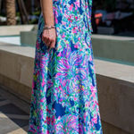 Lilly Pulitzer  DELFINA MAXI WRAP DRESS size M Photo 0