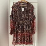 Ulla Johnson  Erisa Dress Silk Ruffled Midi Dress Size‎ 6 NWT Photo 2