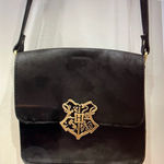 Harry Potter Black Crossbody Bag with Gold Emblem Photo 0